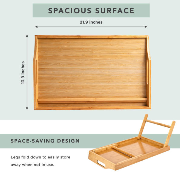 Bamboo Natural Media Bed Tray