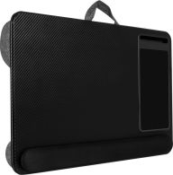 Title: XL Black and Grey Deluxe Laptop Lapdesk with Multipurpose Surface