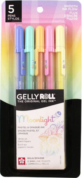 Gelly Roll Moonlight 10 Bold - Pastel 5pk Pens