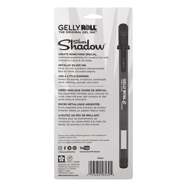 Sakura Gelly Roll Silver Shadow Pack