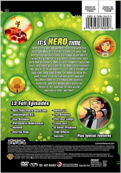 STUDIO DISTRIBUTION SERVI BEN 10-ALIEN FORCE-SEASON 1 VOLUME 2