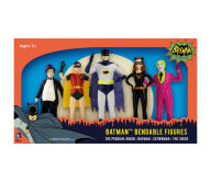 Title: DC Comics - Batman 1966 Bendable Figure Set: The Penguin, Robin, Batman, Catwoman, The Joker