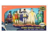 Title: DC Comics - Batman Classic TV Series Bendable Figures Set II: Batgirl, Robin, Batman, Egghead, The Riddler