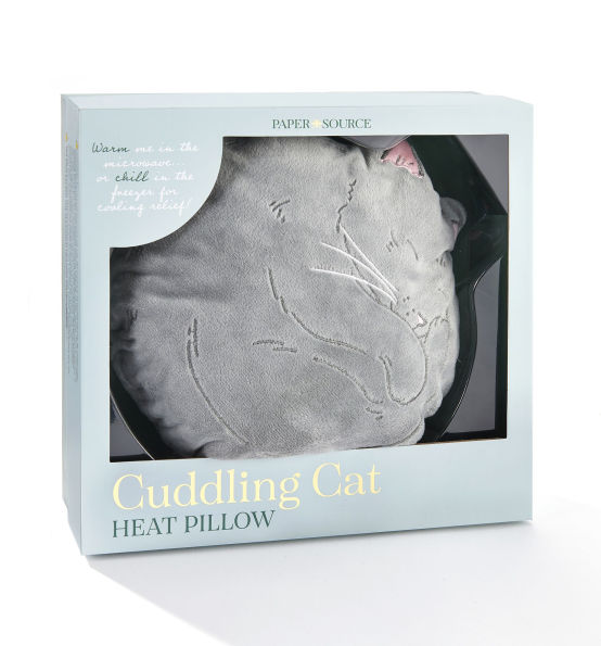 Curled Cat Heatable Pillow