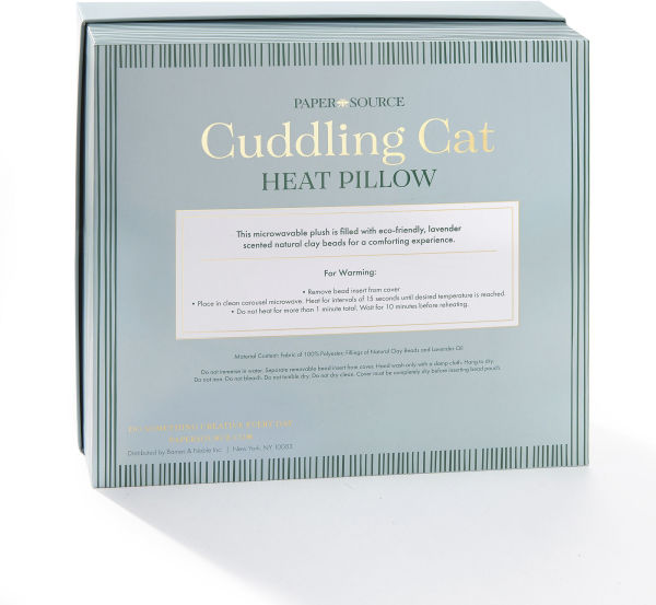 Curled Cat Heatable Pillow