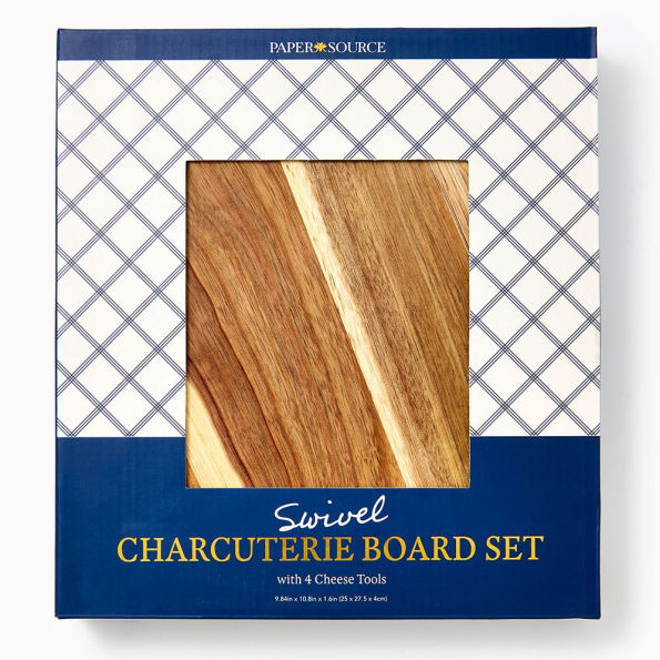 Swivel Charcuterie Board Set