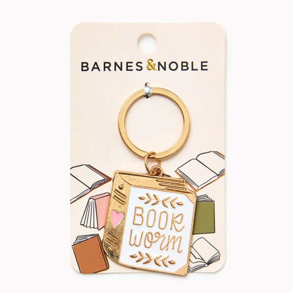 Bookworm Keychain