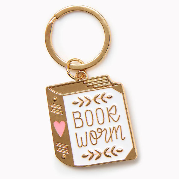 Bookworm Keychain