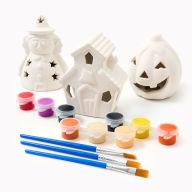 Title: Paint Your Own Halloween Kit - Haunted House, Jack O'Lantern, Witch