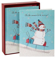 Title: Sledding Snowman Christmas Boxed Card, Author: PAPYRUS