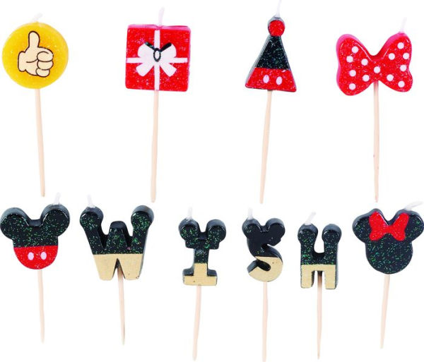 Papyrus Toothpick Birthday Candles Mickey Wish