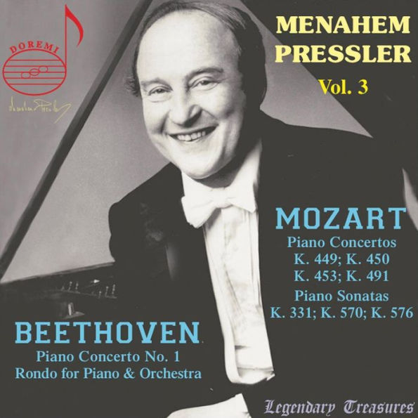 Menachem Pressler, Vol. 3: Beethoven, Mozart