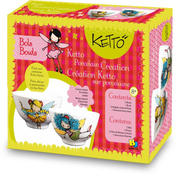 KETTO Paint-it-yourself Bowls - Fairy Theme