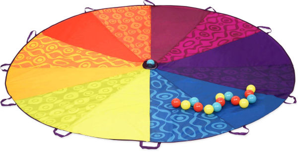 B. toys Woo-Hue Parachute Play Parachute & 15 Balls