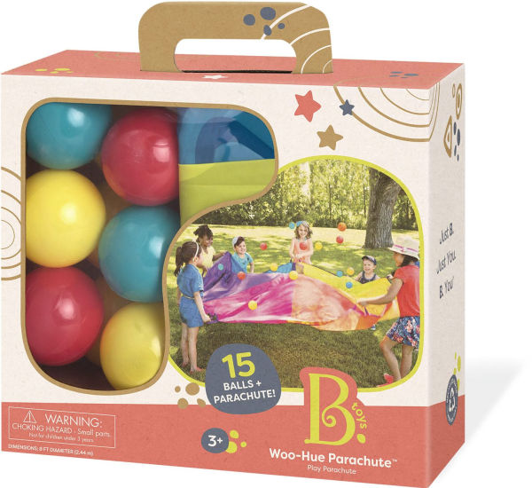 B. toys Woo-Hue Parachute Play Parachute & 15 Balls