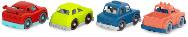 Mini Riders 1 (Set of 4) Miniature Toy Vehicles