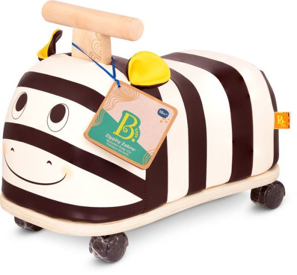 Zippity Zebra Wooden Zebra Ride-On