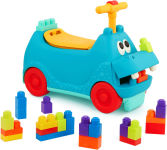 Alternative view 2 of Ride-On Hippo with Blocks Ride-On & Building Blocks