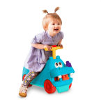 Alternative view 5 of Ride-On Hippo with Blocks Ride-On & Building Blocks