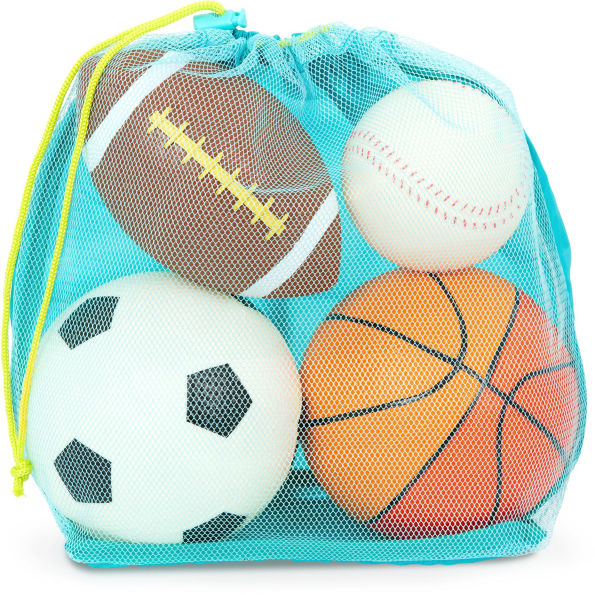 Sports Balls 4 Balls & Carry Bag