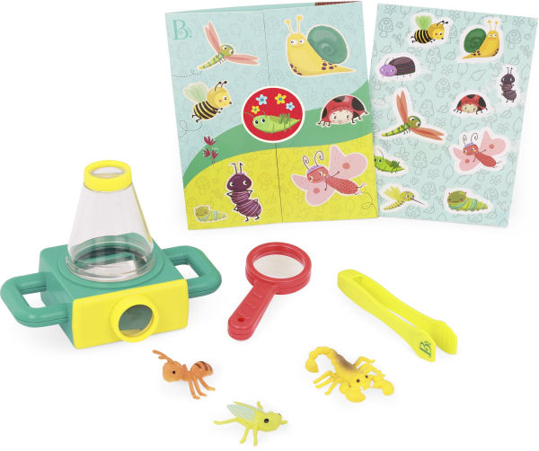 2-Way Bug Microscope with Sticker Book