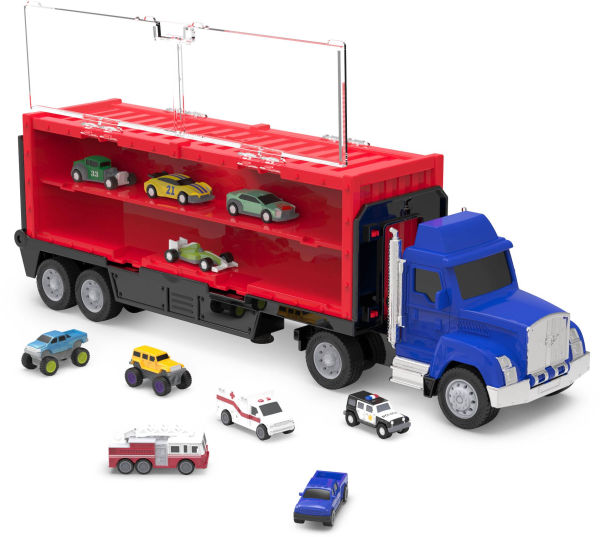 Pocket Carrier Truck Large Carrier Truck with Toy Cars
