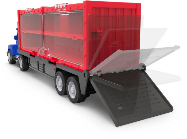 Pocket Carrier Truck Large Carrier Truck with Toy Cars