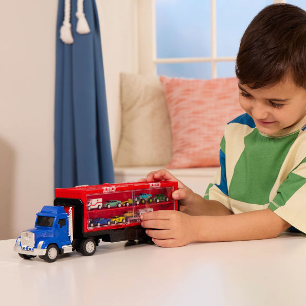 Pocket Carrier Truck Large Carrier Truck with Toy Cars