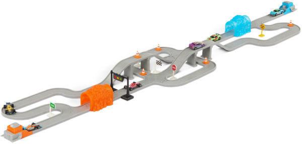 Pocket Turbo Launcher (84pc) Race Track Playset