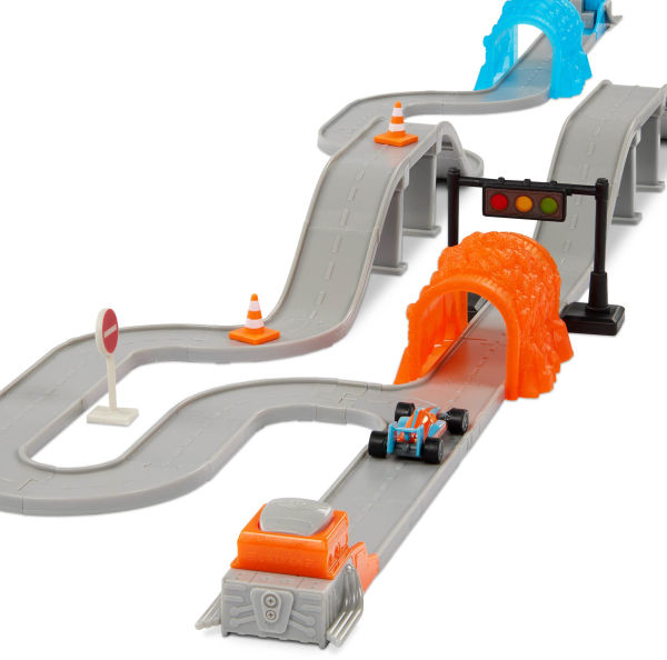 Pocket Turbo Launcher (84pc) Race Track Playset