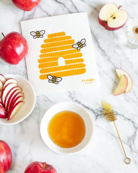 Bees Swedish Dish Cloth