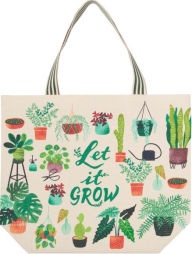 Let It Grow Canvas Tote Bag