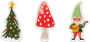 Gnome For The Holidays Shaped Dishes, Set of 3