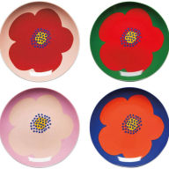 Title: Poppy Porcelain Appetizer Plates