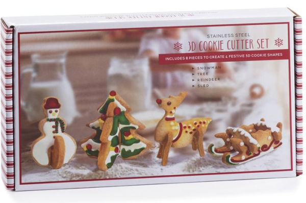 Winter Market 3D Cookie Cutter Set
