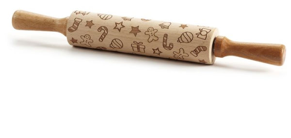 Winter Market Gingerbread Rolling Pin