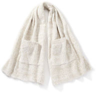 Reading Shawl with Pockets, Cream