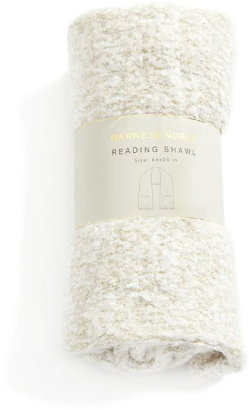 Reading Shawl with Pockets, Cream