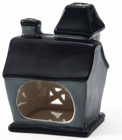 Ceramic Haunted House Incense and Tealight Holder