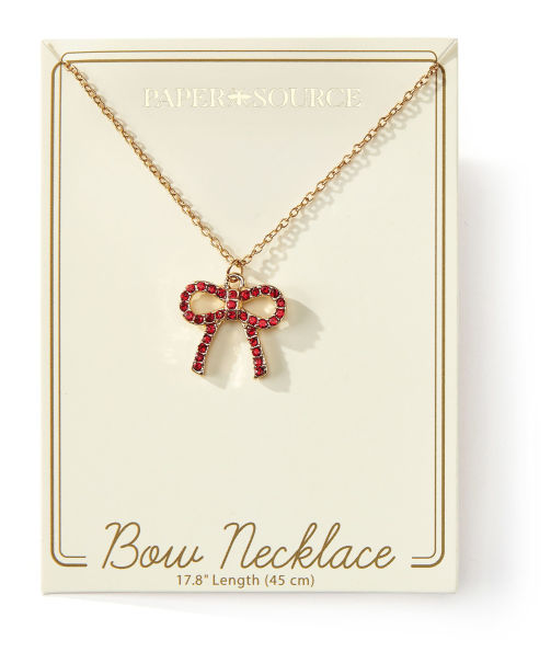 Bow Necklace