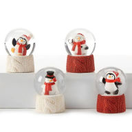 Title: Mini Holiday Snowglobes, Assorted 4 styles