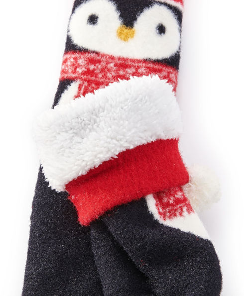 Kids Penguin Reading Socks