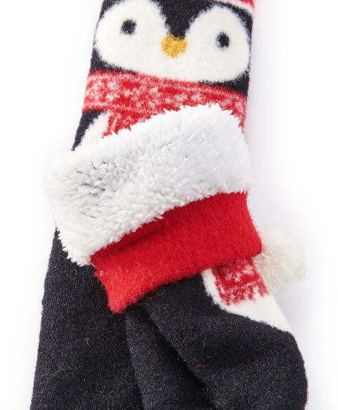 Kids Penguin Plush Socks