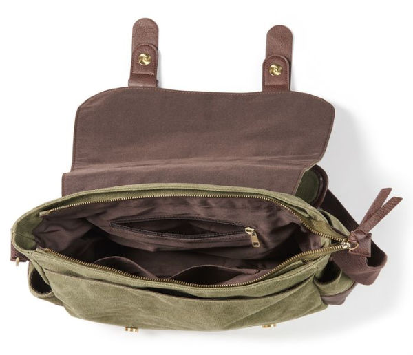 Olive Messenger Bag Barnes & Noble Exclusive by GiftCraft Barnes