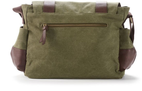 Olive Messenger Bag - Barnes & Noble Exclusive by GiftCraft | Barnes ...