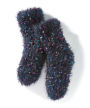 Blue Peacock Reading Sock