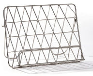 Title: Silver Iron Book Stand