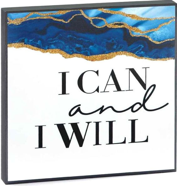 "I Can and I Will" Wall Plaque, B&N Exclusive