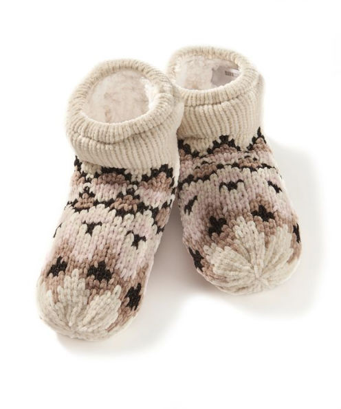 Fairisle Pink Bootie