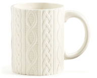 Cable Knit Design Mug